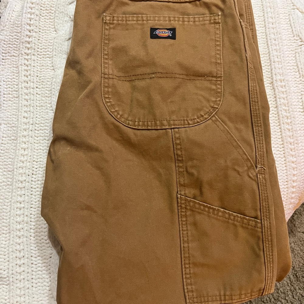 Regular Fit Duck Carpenter Pants, Brown Duck mens 34 x 30